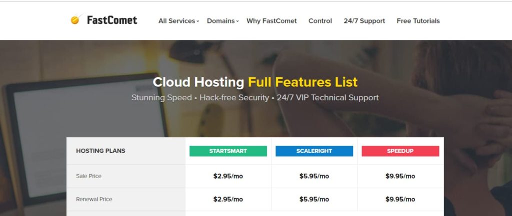 FastComet Cloud Hosting