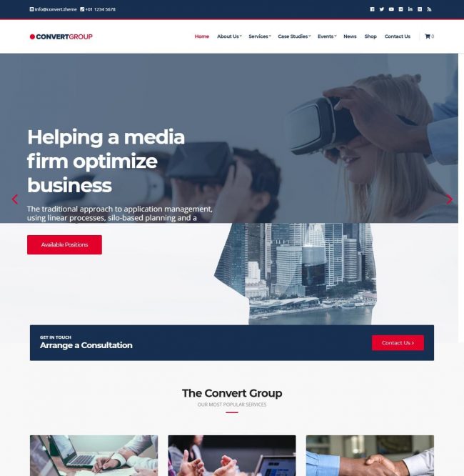 Convert WordPress Template