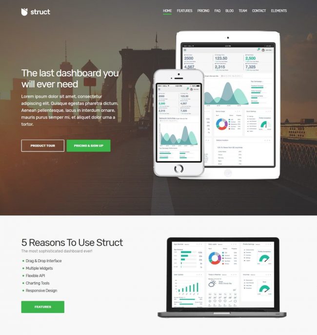 Struct WordPress Template