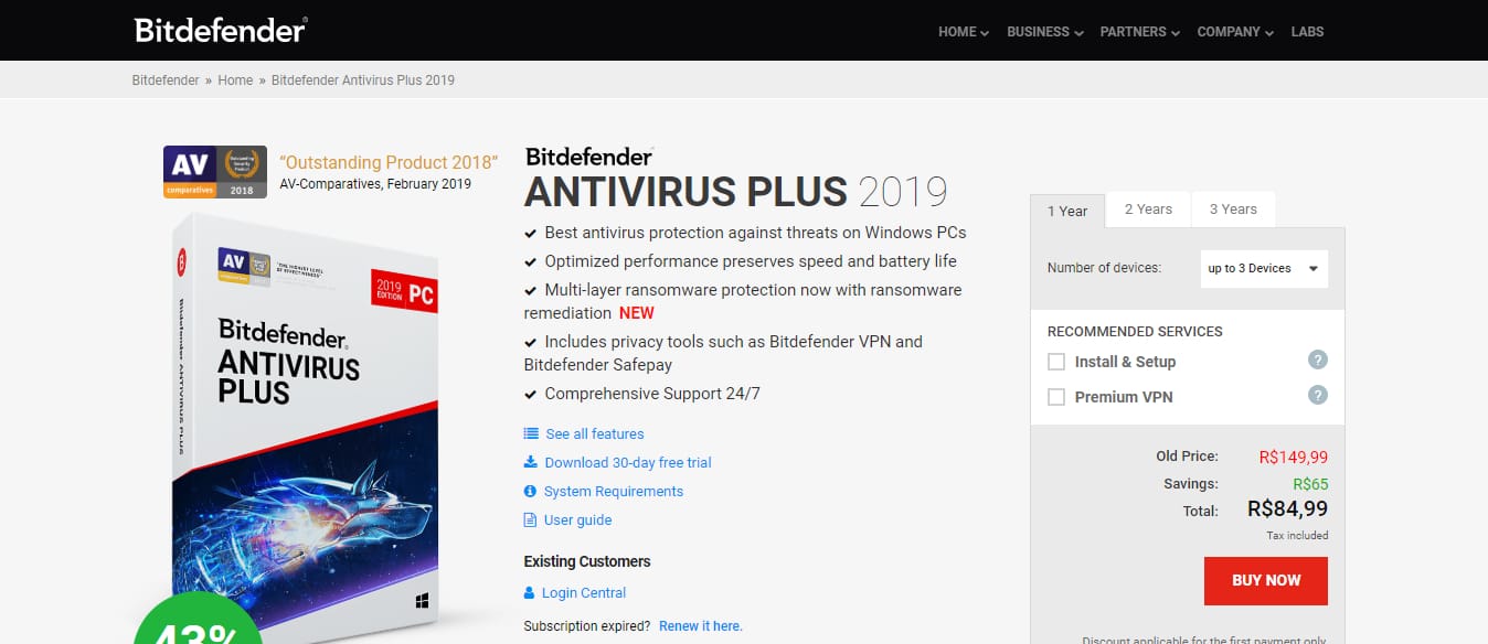 Bitdefender Antivirus Software